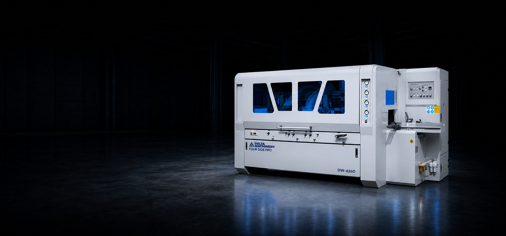 Четырехсторонний станок DELTAMACHINERY FOUR SIDE PRO DW-626D главное фото